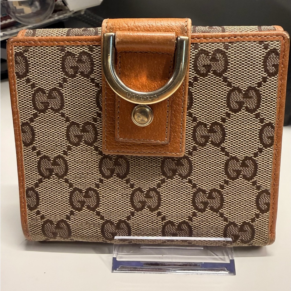 Gucci Brown GG Monogram Wallet